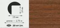 Угол ПВХ 3/4 19*19 вишня деревенская 2,75м Угол ПВХ 3/4 19*19 вишня деревенская 2,75м