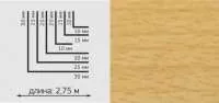 Угол ПВХ 30*30-01 2,7м бук ясный Угол ПВХ 30*30-01 2,7м бук ясный