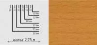 Угол ПВХ 30*30-03 2,7м бук темный Угол ПВХ 30*30-03 2,7м бук темный